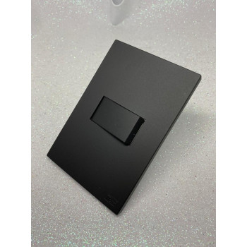 Conjunto Interruptor Paralelo Horizontal 4x2 - RECTA PRETO BLACK SATIN FOSCO